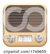3d Radio Icon