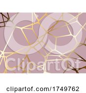 Poster, Art Print Of Abstract Voronoi Style Background Design