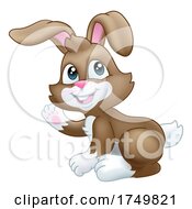 Poster, Art Print Of Easter Bunny Rabbit Cartoon Character Mascot