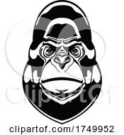 Poster, Art Print Of Black And White Gorilla Mascot