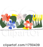 Poster, Art Print Of Hand Drawn Doodle Flowers