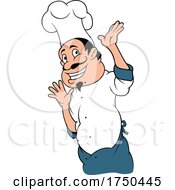 Poster, Art Print Of Happy Cartoon Chef
