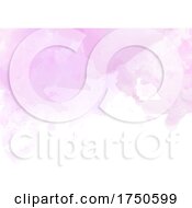 Poster, Art Print Of Feminine Pink Watercolour Texture Background