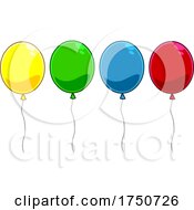 Poster, Art Print Of Colorful Party Balloons