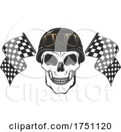 Poster, Art Print Of Biker Skull