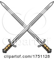 Poster, Art Print Of Crossed Swords