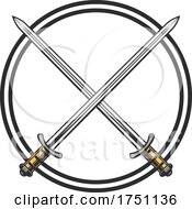 Poster, Art Print Of Crossed Swords