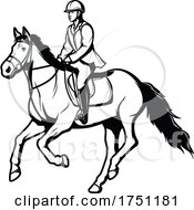 Poster, Art Print Of Equestrian
