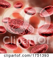 Poster, Art Print Of 3d Medical Background With Blood Cells