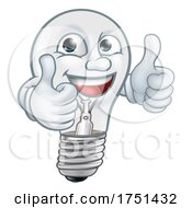 Light Bulb Cartoon Character Lightbulb Mascot