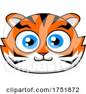 Poster, Art Print Of Tiger Mascot Face