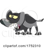 Cartoon Baskerville Hound Dog