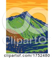Poster, Art Print Of Kalkalpen National Park Within Northern Limestone Alps In The State Of Upper Austria Art Deco Wpa Poster Art