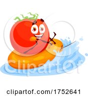 Tomato Mascot Water Tubing