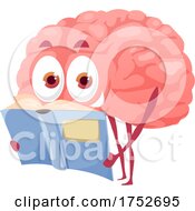 Poster, Art Print Of Brain Character Reading