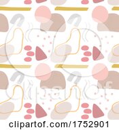 Pattern Background With Hand Drawn Shapes Design