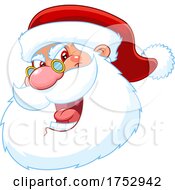 Poster, Art Print Of Angry Santa Claus Face