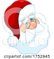 Poster, Art Print Of Sad Santa Claus Face