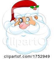 Santa Claus Face by Hit Toon