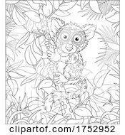 Poster, Art Print Of Cute Tarsier In A Tree