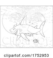 Poster, Art Print Of Shark And Fish
