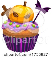 Poster, Art Print Of Halloween Cupcake