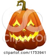 Poster, Art Print Of Halloween Jackolantern
