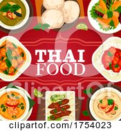 Poster, Art Print Of Thai Food Design