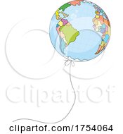 Poster, Art Print Of Geography Balloon