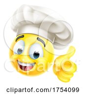 Chef Emoticon Cook Cartoon Face
