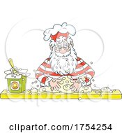 Poster, Art Print Of Santa Baking