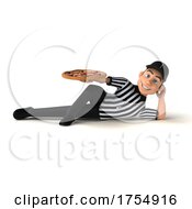 3d White Male Referee on a White Background by Julos #COLLC1754916-0108