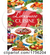 Poster, Art Print Of Lebanese Food