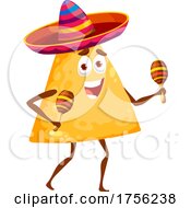 Poster, Art Print Of Mexican Tortilla Chip Mascot