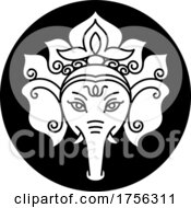 Indian Elephant God Ganesha by Lal Perera #COLLC1756311-0106