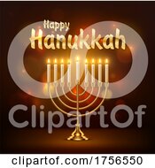 Poster, Art Print Of Hanukkah Menorah