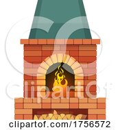 Poster, Art Print Of Fireplace
