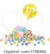 Poster, Art Print Of Balloon And Balls
