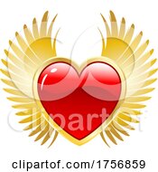Poster, Art Print Of Winged Heart