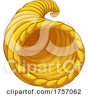 Cornucopia Horn Of Plenty Thanksgiving Basket by AtStockIllustration