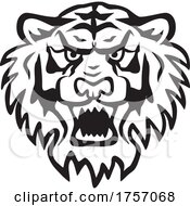 Poster, Art Print Of Tiger Mascot Head