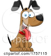 Poster, Art Print Of Cartoon Happy Dog