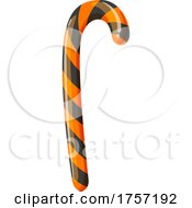 Poster, Art Print Of Halloween Candy Cane