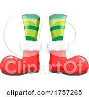 Poster, Art Print Of Christmas Legs And Shoes