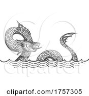 Poster, Art Print Of Sea Monster