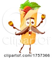 Poster, Art Print Of Burrito Mascot