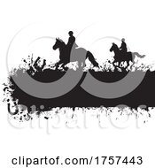 Poster, Art Print Of Horseback Riders