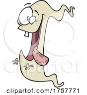 Cartoon Excited Ghost