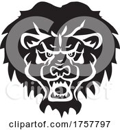 Poster, Art Print Of Lion Mascot Head