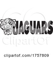 Jaguar Mascot Head Next To JAGUARS Text by Johnny Sajem